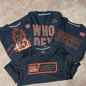 Men’s Medium Nike Cincinnati Bengals Tee Bundle